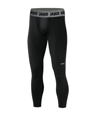 JAKO Long tight Compression 2.0 | Kids en Adults | Zwart