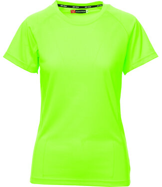 Payper Basic sportshirt Dames | Fluogroen