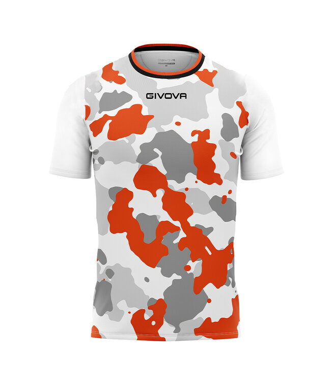 Givova Shirt Army│Wit-Oranje