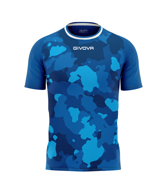 Givova Shirt Army│Royalblue-lichtblauw