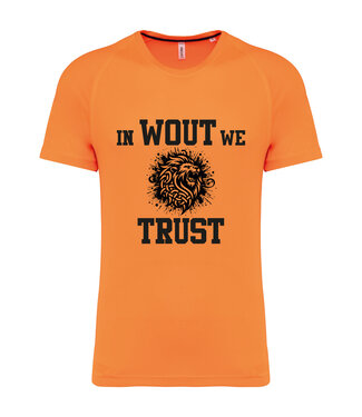 Proact Oranje fanshirt | In WOUT we TRUST | UNI