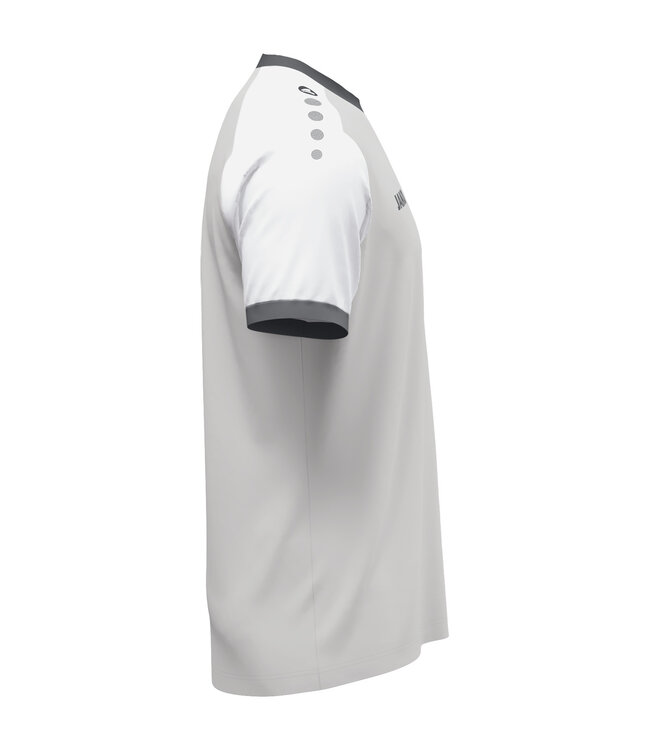 JAKO Shirt Dynamic | Lichtgrijs-Wit-Steengrijs