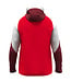 JAKO Jas met Kap Dynamic | Heren-Dames-Kids│Rood - Wit - Donkerrood