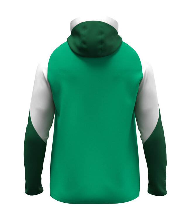 JAKO Jas met Kap Dynamic | Heren-Dames-Kids│Groen - Wit - Donkergroen