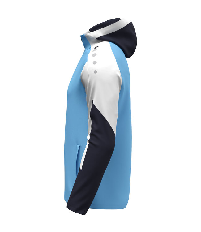 JAKO Jas met Kap Dynamic | Heren-Dames-Kids│Hemelsblauw - Wit - Marine