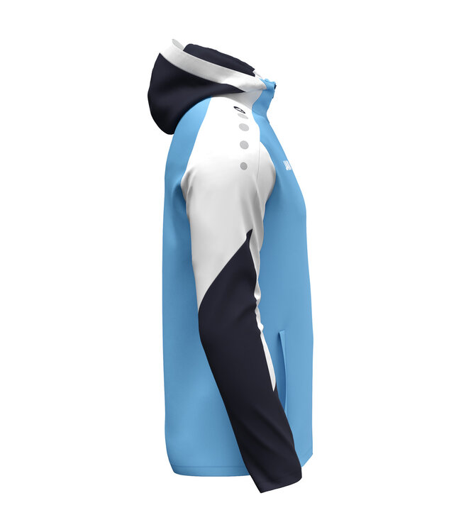 JAKO Jas met Kap Dynamic | Heren-Dames-Kids│Hemelsblauw - Wit - Marine