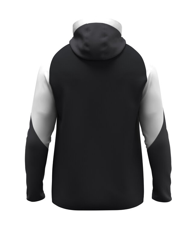 JAKO Jas met Kap Dynamic | Heren-Dames-Kids│Zwart - Wit -  Antraciet