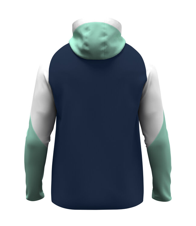 JAKO Jas met Kap Dynamic | Heren-Dames-Kids│Marine - Wit -  Munt