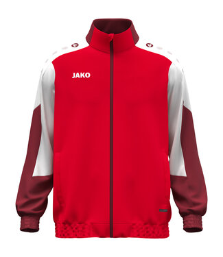 JAKO Geweven jas  Dynamic | Uni│Rood - Wit - Donkerrood