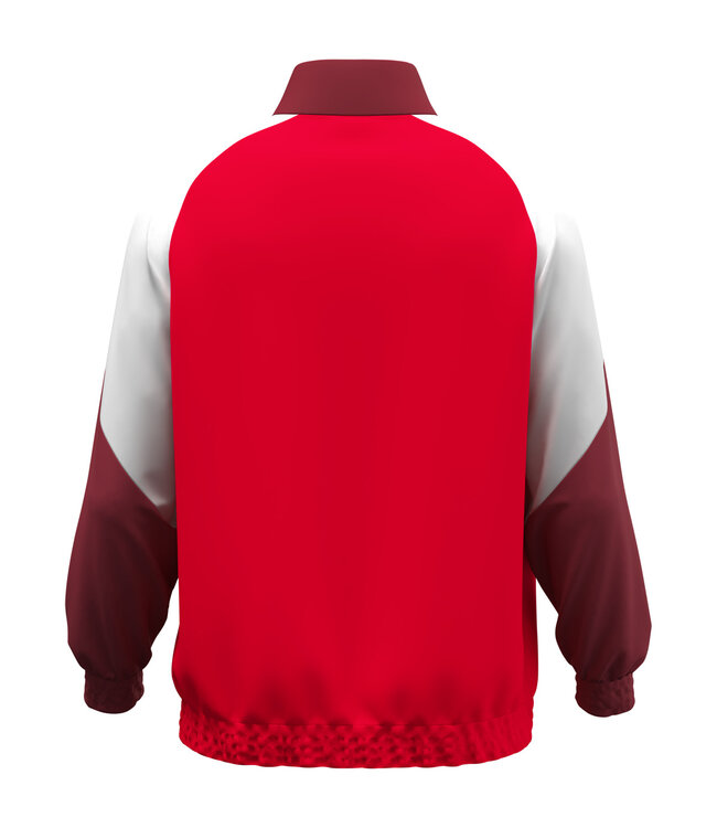 JAKO Geweven jas  Dynamic | Uni│Rood - Wit - Donkerrood
