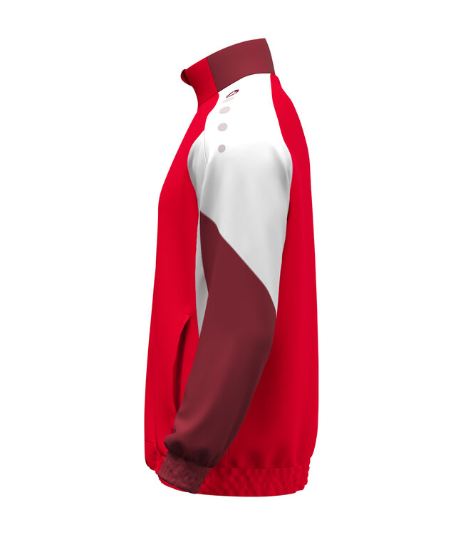 JAKO Geweven jas  Dynamic | Uni│Rood - Wit - Donkerrood
