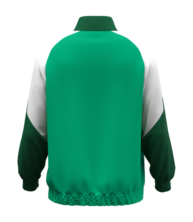 JAKO Geweven jas  Dynamic | Uni│Groen - Wit - Donkergroen