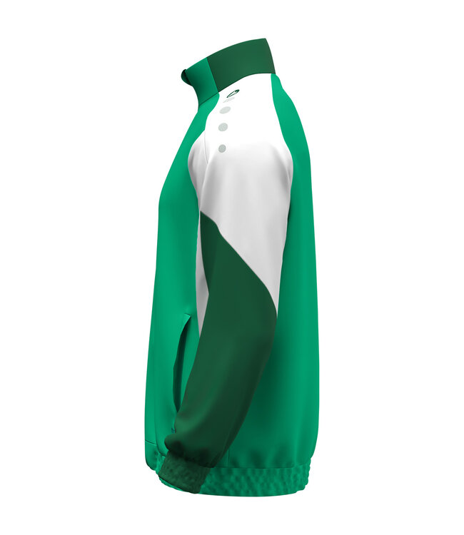 JAKO Geweven jas  Dynamic | Uni│Groen - Wit - Donkergroen