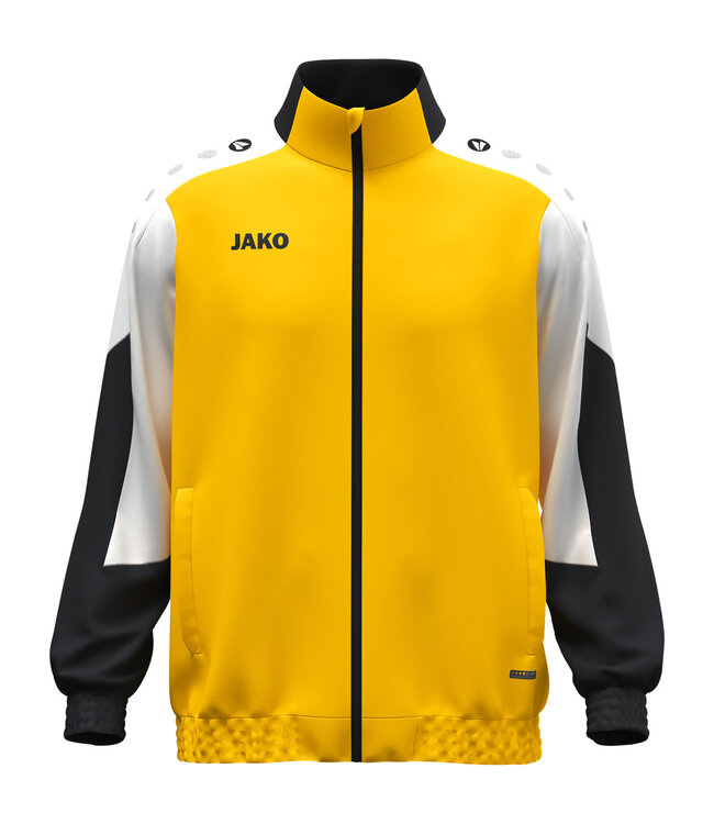 JAKO Geweven jas  Dynamic | Uni│Geel - Wit - Zwart