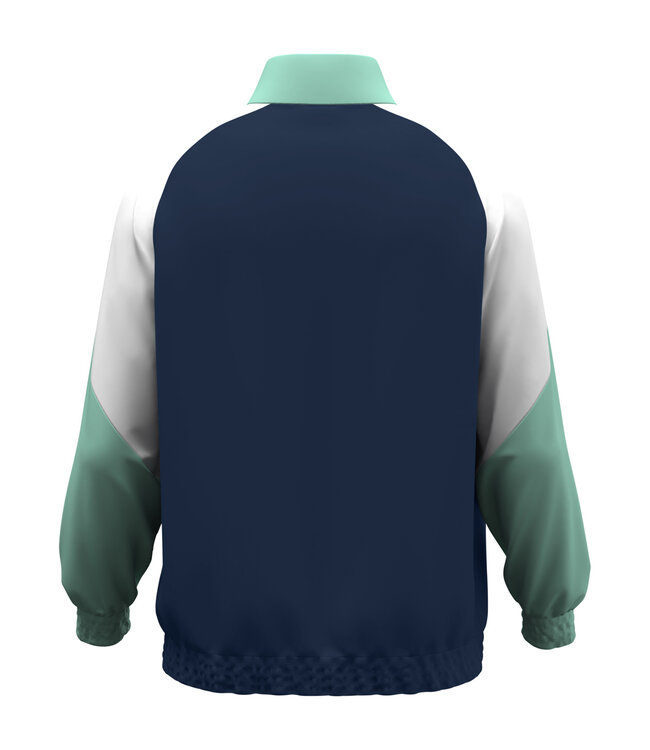 JAKO Geweven jas  Dynamic | Uni│Marine - Wit - Munt