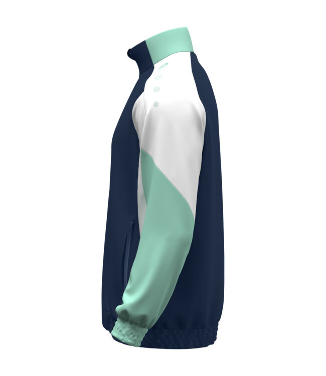 JAKO Geweven jas  Dynamic | Uni│Marine - Wit - Munt
