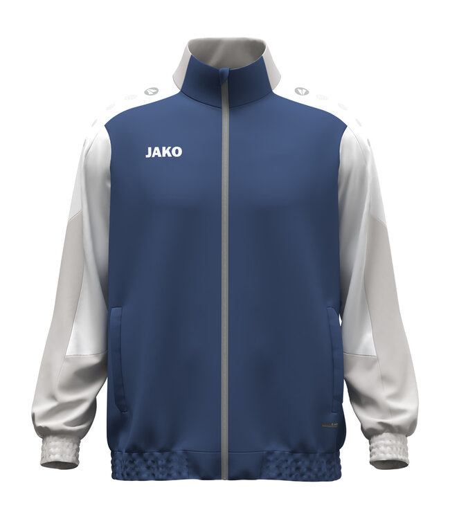JAKO Geweven jas  Dynamic | Uni│Nachtblauw - Wit - Lichtgrijs