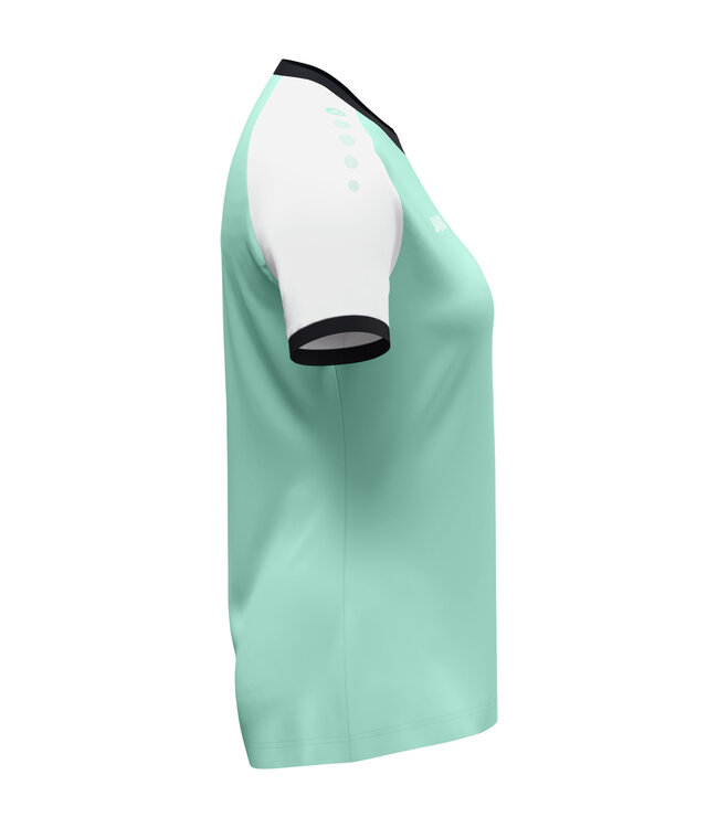 JAKO Shirt Dynamic Dames | Munt -  Wit - Marine