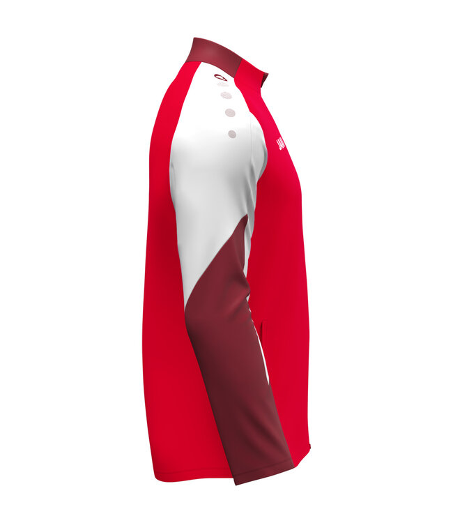 JAKO Jako Polyestervest Dynamic | Heren - Dames - kids | Rood - Wit - Donkerrood