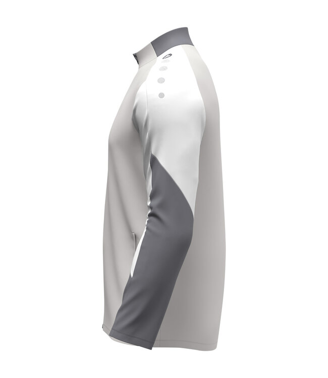 JAKO Jako Polyestervest Dynamic | Heren - Dames - kids | Lichtgrijs - Wit - Grijs