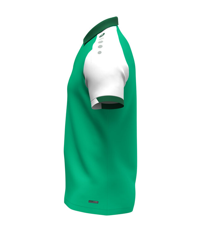 JAKO Jako Polo Dynamic | Heren - Dames - Kids | Groen - Wit - Donkergroen