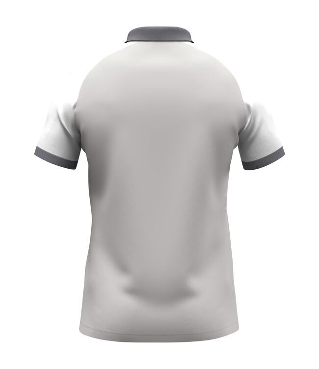 JAKO Jako Polo Dynamic | Heren - Dames - Kids | Lichtgrijs - Wit -Grijs