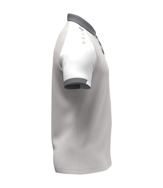 JAKO Jako Polo Dynamic | Heren - Dames - Kids | Lichtgrijs - Wit -Grijs