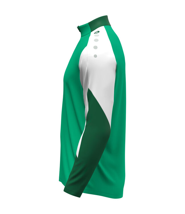 JAKO Jako ZIPTOP Dynamic | Heren - Dames - Kids | Groen - Wit - Donkergroen