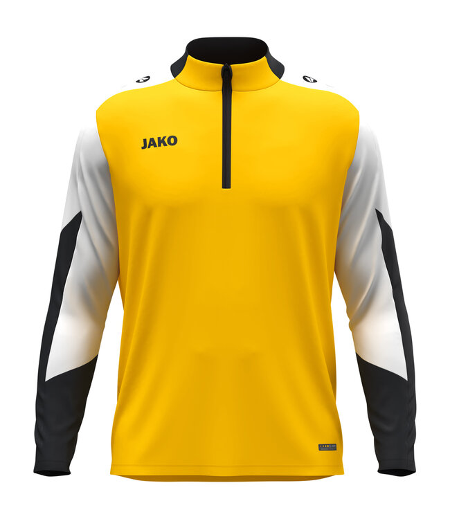 JAKO Jako ZIPTOP Dynamic | Heren - Dames - Kids | Geel - Wit - Zwart