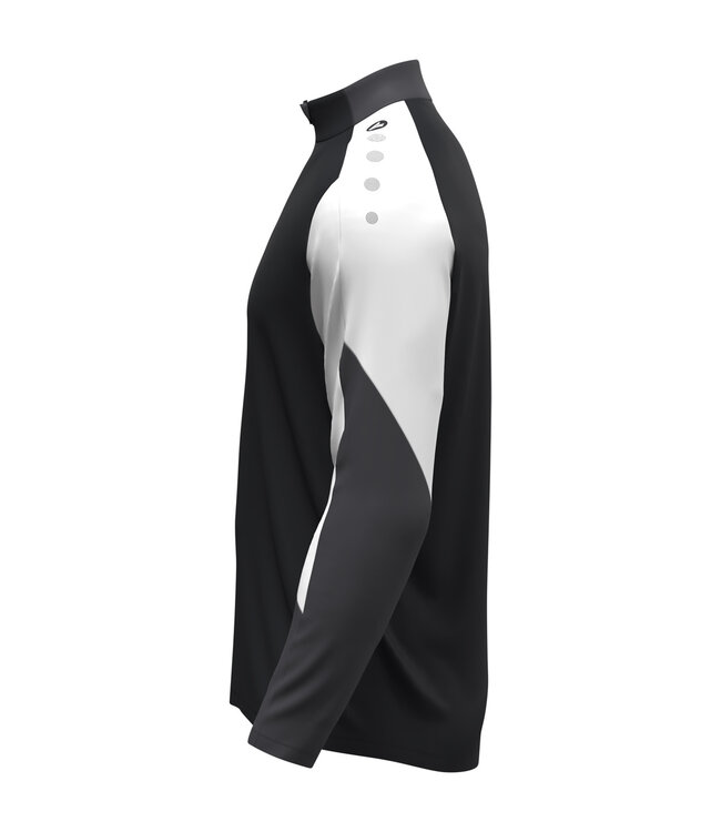 JAKO Jako ZIPTOP Dynamic | Heren - Dames - Kids | Zwart - Wit - Antraciet