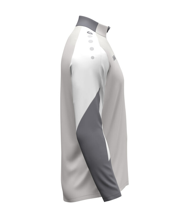 JAKO Jako ZIPTOP Dynamic | Heren - Dames - Kids | Lichtgrijs - Wit - Grijs