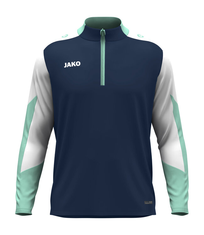 JAKO Jako ZIPTOP Dynamic | Heren - Dames - Kids | Marine - Wit - Munt