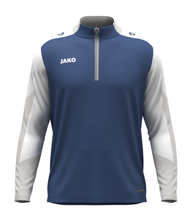 JAKO Jako ZIPTOP Dynamic | Heren - Dames - Kids | Nachtblauw - Wit - Lichtgrijs