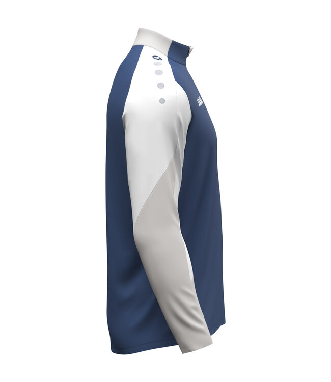 JAKO Jako ZIPTOP Dynamic | Heren - Dames - Kids | Nachtblauw - Wit - Lichtgrijs