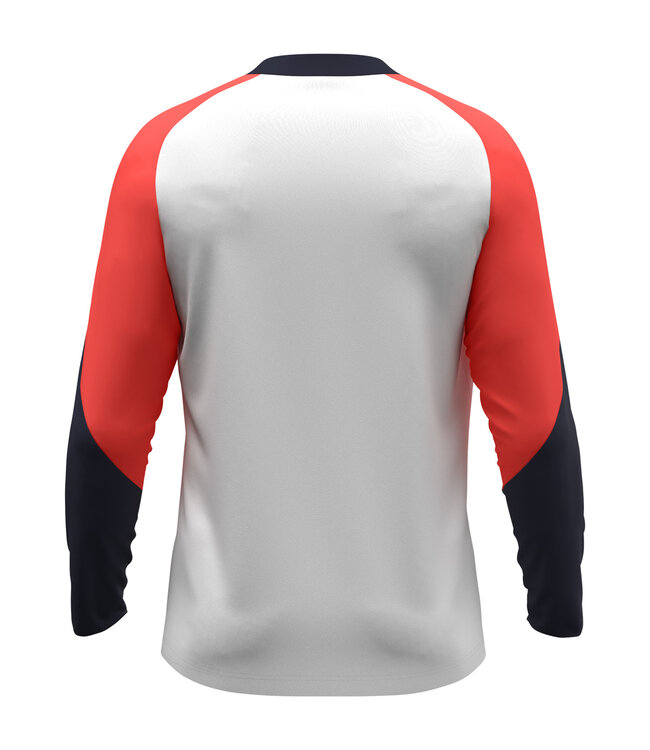 JAKO Jako Longsleeve Dynamic | Heren - Kids | Wit - Koraal - Marine