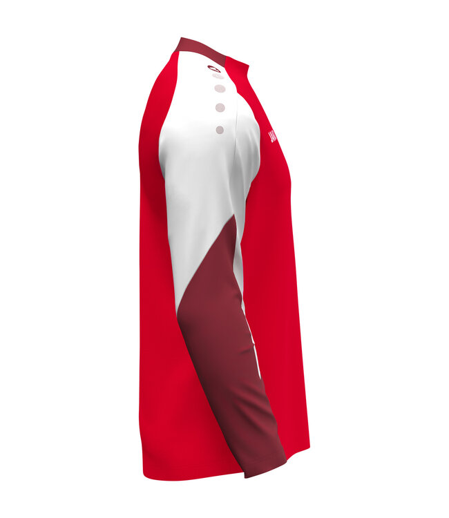 JAKO Jako Longsleeve Dynamic | Heren - Kids | Rood - Wit - Donkerrood