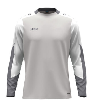 JAKO Jako Longsleeve Dynamic | Heren - Kids | Lichtgrijs - Wit - Grijs