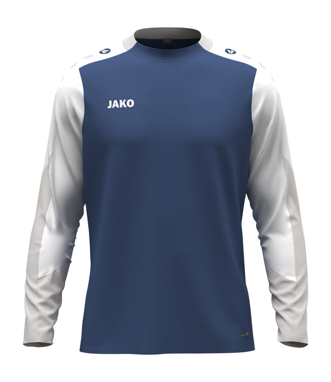 JAKO Jako Longsleeve Dynamic | Heren - Kids | Nachtblauw - Wit - Lichtgrijs