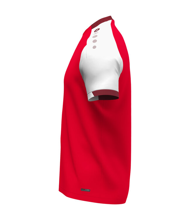 JAKO T-shirt Dynamic | Rood - Wit - Donkerrood