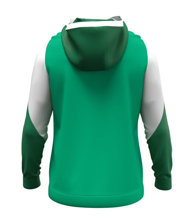 JAKO Jako Zip Hoody Dynamic | Heren - Kids | Groen - Wit - Donkergroen