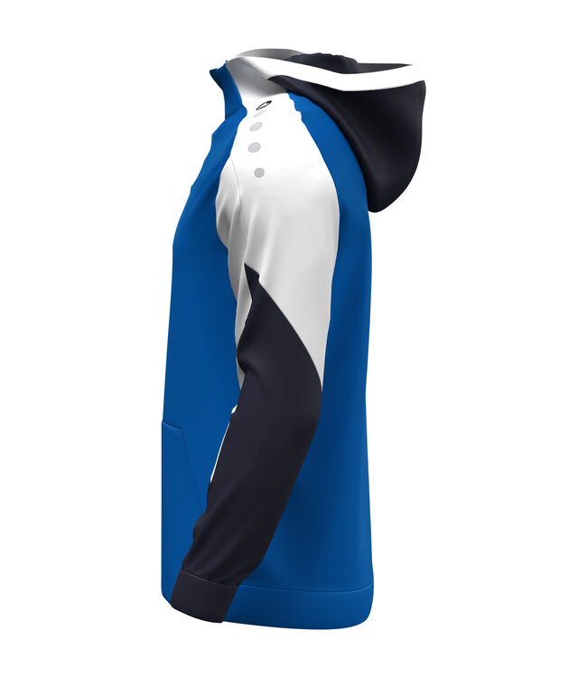 JAKO Jako Zip Hoody Dynamic | Heren - Kids | Royal - Wit - Marine