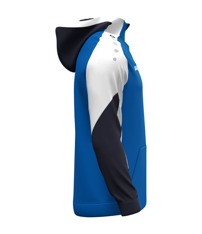 JAKO Jako Zip Hoody Dynamic | Heren - Kids | Royal - Wit - Marine