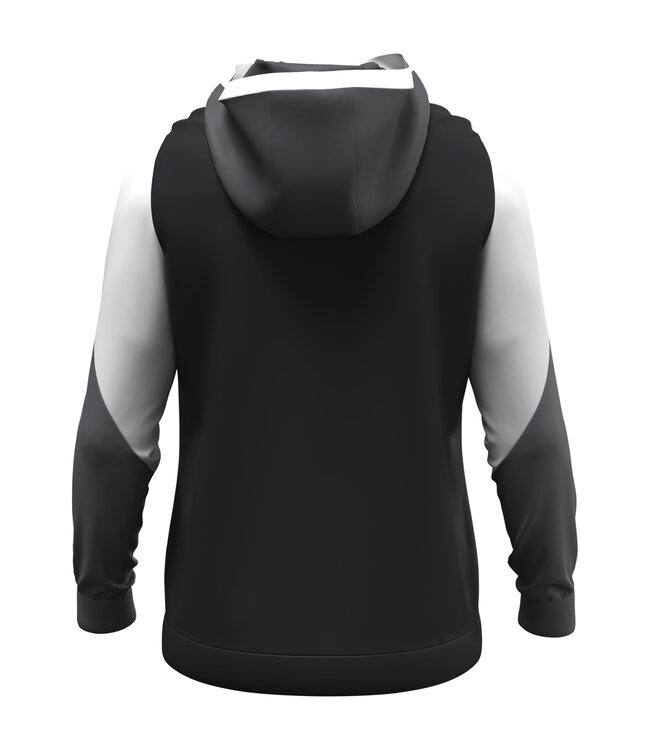 JAKO Jako Zip Hoody Dynamic | Heren - Kids | Zwart - Wit - Antraciet