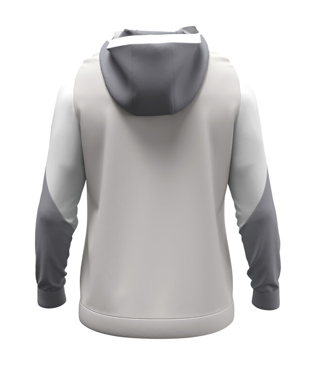 JAKO Jako Zip Hoody Dynamic | Heren - Kids | Lichtgrijs - Wit - Grijs