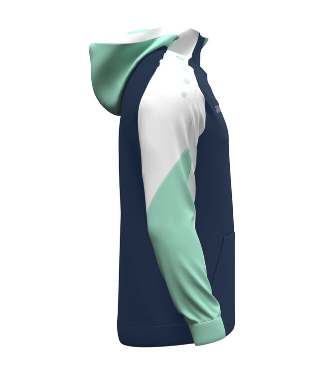 JAKO Jako Zip Hoody Dynamic | Heren - Kids | Marine - Wit - Munt