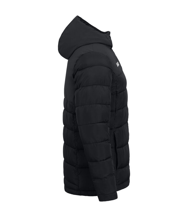 JAKO Stadionjas met kap | KIDS EN ADULTS | Zwart