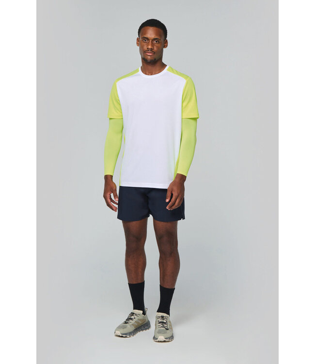 Proact ECO friendly Sportshirt Duo | Heren | Wit-Fluogeel