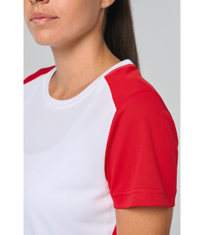 Proact ECO friendly Sportshirt Duo | Dames | Wit-Navy