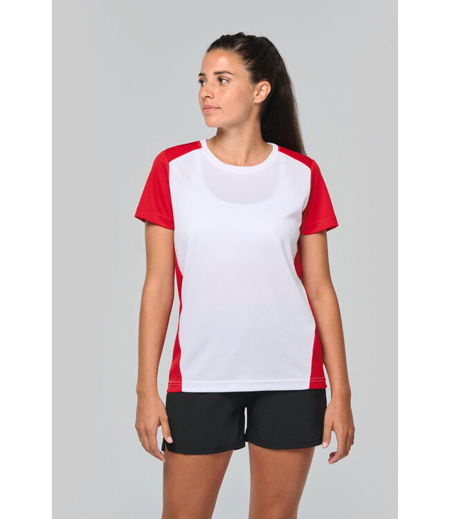 Proact ECO friendly Sportshirt Duo | Dames | Wit-Navy