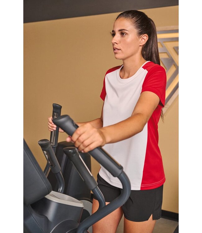 Proact ECO friendly Sportshirt Duo | Dames | Wit-Fluogeel